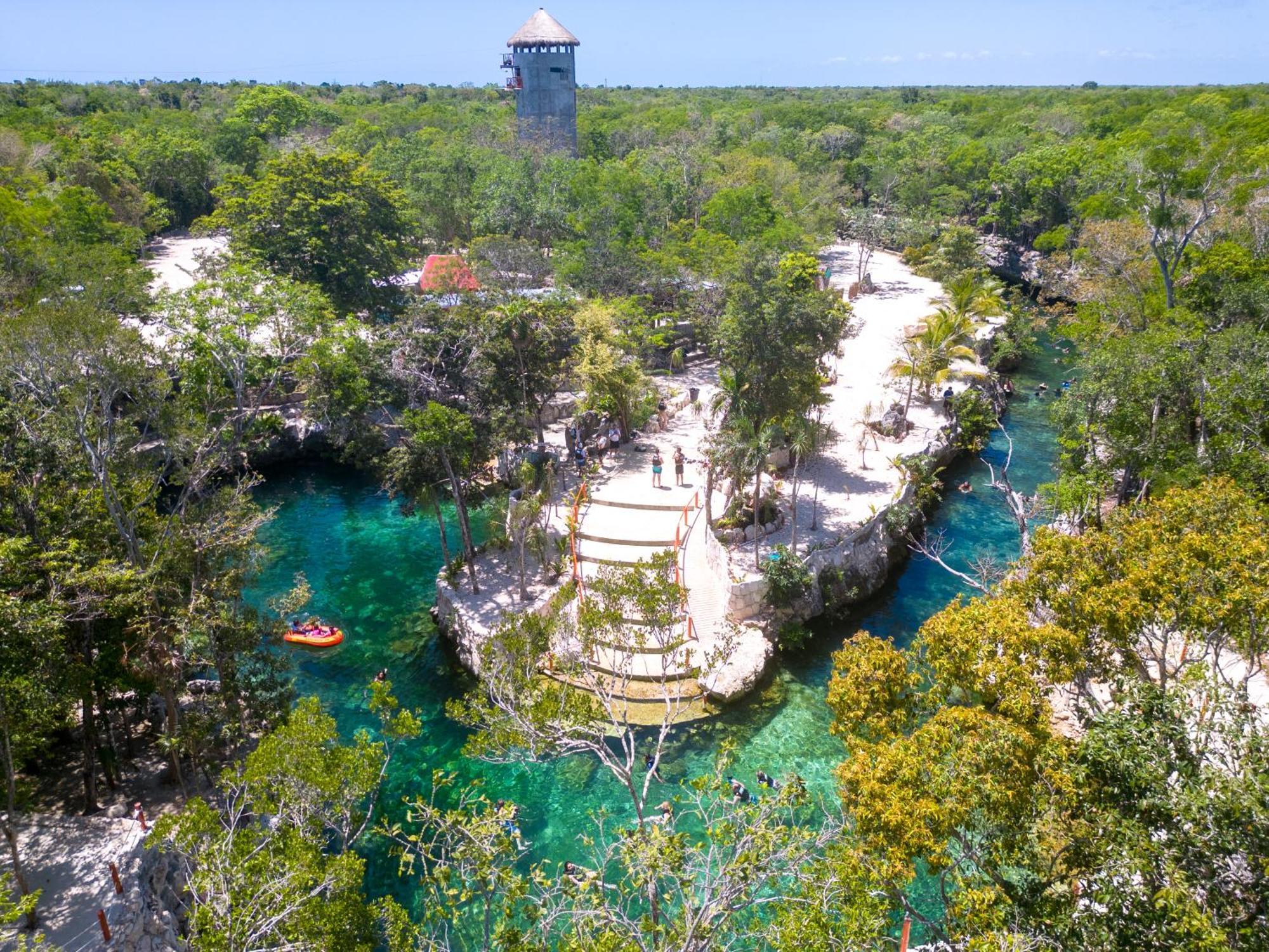 Hotel Casa Tortuga Tulum - Cenotes Park Inclusive Kültér fotó Cenote